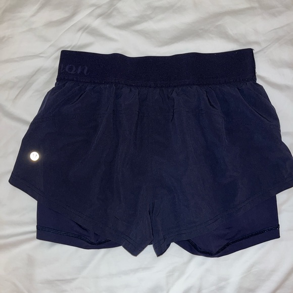 Lululemon running shorts with built in spandex - Picture 3 of 3